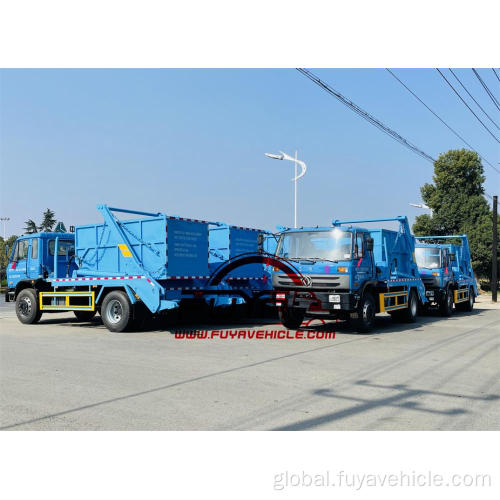 Isuzu Skip Loader Truck 10CMB Skip loader truck Swing arm garbage truck Manufactory